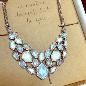 NIB modern mosaic stmt necklace